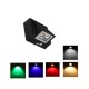 3W AC85-265V COB LED Wall Lamp Night Light Warm / White / Red / Green / Blue, not-waterproof, Home Decorative Lighting